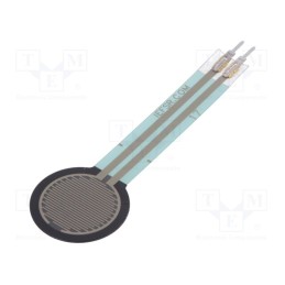 1 pcs x POLOLU - FORCE-SENSING RESISTOR: 0.6? - Sensor: pressure, FSR, analog, FSR 400, Ø15mm, Range: 0,2÷20N