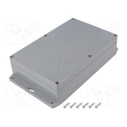 1 pcs x GAINTA - G317MF-IP67 - Enclosure: multipurpose, X: 146mm, Y: 222mm, Z: 55mm, ABS, dark grey