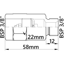 Trailer safety valve vuba ab 3 8 50l