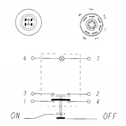 Four-wheel drive push button switch approx