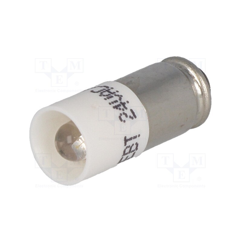 1 pcs x CML INNOVATIVE TECHNOLOGIES - 1512135W3 - LED lamp, white, S5,7s, 24VDC, 24VAC, No.of diodes: 1
