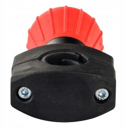 Red steering wheel knob, diameter 52mm