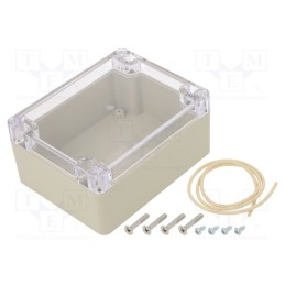 1 pcs x HAMMOND - RZ0311C - Enclosure: multipurpose, X: 90mm, Y: 115mm, Z: 55mm, Ritec, ABS, beige