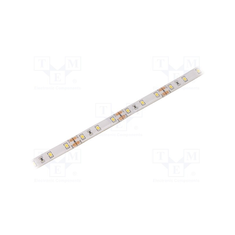 1 m x WISVA OPTOELECTRONICS - HH-S60F010-2835-12 CW WHITE PCB IP65 - LED tape, white cold, 2835, 12V, LED/m: 60, 10mm, white PCB