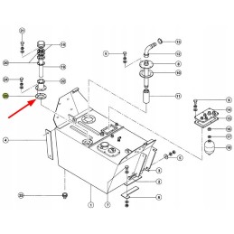 314462 1 hydraulic and fuel tank gasket