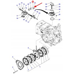 3000043x1 brake cylinder spring pin