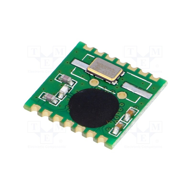 1 pcs x HOPE MICROELECTRONICS - RFM01 868S2 - Module: RF, FM receiver, FSK, 868MHz, SPI, -109dBm, 2.2÷5.4VDC, SMD