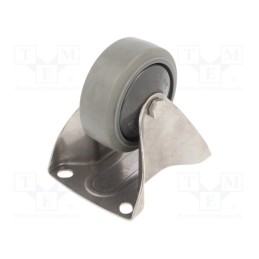 1 pcs x RADER - TPX-WTE 80K1 - Transport wheel, Ø: 80mm, W: 32mm, H: 105mm, rigid, 90kg, WTE