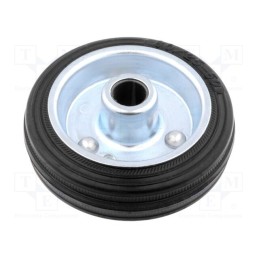 1 pcs x ELESA+GANTER - 450001 - Transport wheel, Ø: 80mm, W: 25mm, Dyn.load: 650N, Rol.load: 600N