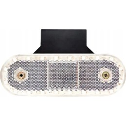 Rectangular LED marker lamp 12 24v with cable