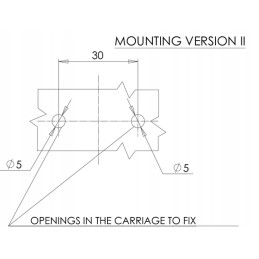 Rectangular LED marker lamp 12 24v with cable