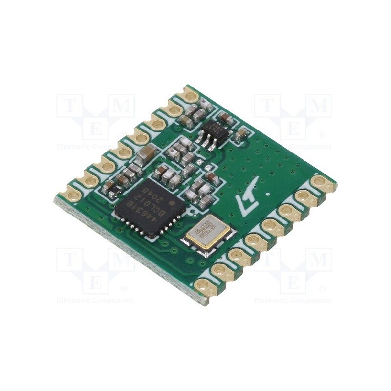 1 pcs x HOPE MICROELECTRONICS - RFM26W-433S2 - Module: RF, FM transceiver, ASK,FSK,GFSK,OOK, 142÷1050MHz, SPI