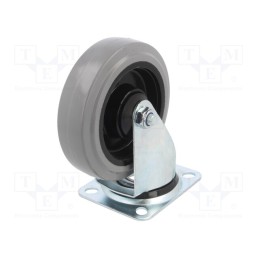1 pcs x RADER - KPE-POGES 125K1 - Transport wheel, Ø: 125mm, W: 36mm, H: 156mm, torsional, 150kg, POGES
