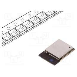 1 pcs x ESPRESSIF - ESP32-WROOM-32D-N4 - Module: IoT, Bluetooth Low Energy,WiFi, PCB, SMD, 18x25.5x3.1mm