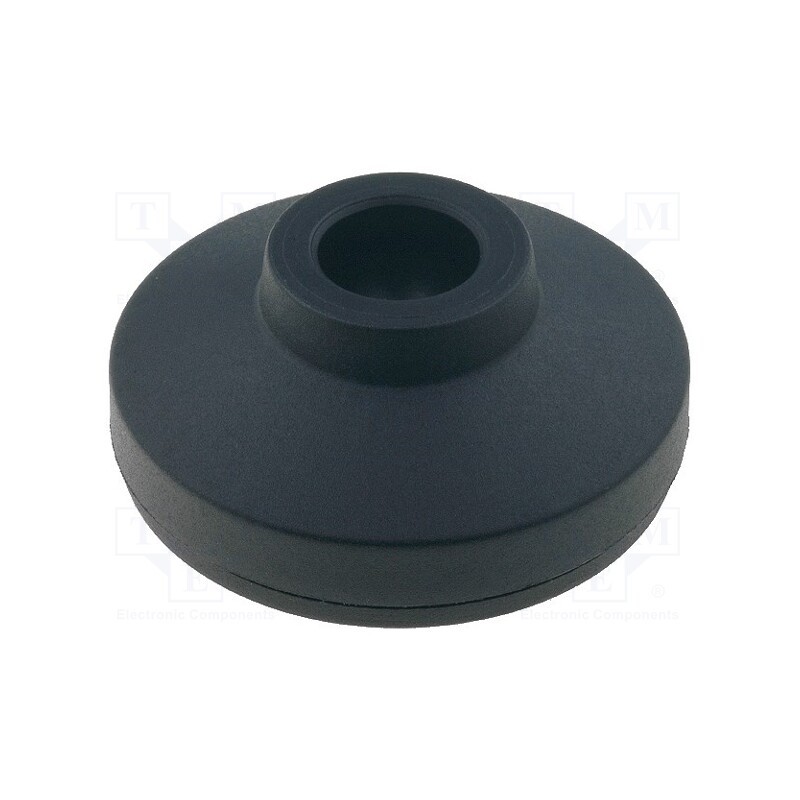 1 pcs x ELESA+GANTER - LS.A-50-14-AS - Foot, with no-slip disk, Base dia: 50mm, polyamide, H: 19mm