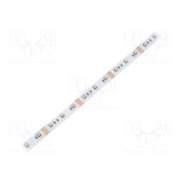 1 m x WISVA OPTOELECTRONICS - HH-SRGB60F010-3535-12 WHITE PCB IP20 - LED tape, RGB, 3535, 12V, LED/m: 60, 10mm, white PCB, IP20,