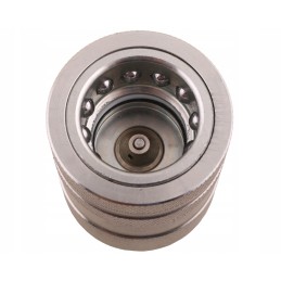 Hydraulic quick connector socket with eliminator c