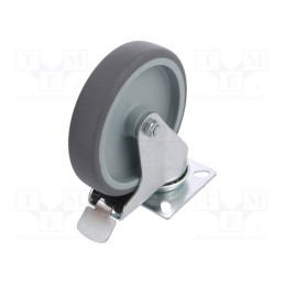 1 pcs x RADER - KPA-TPA 125S-HC - Transport wheel, Ø: 125mm, W: 27mm, H: 157mm, torsional with lock