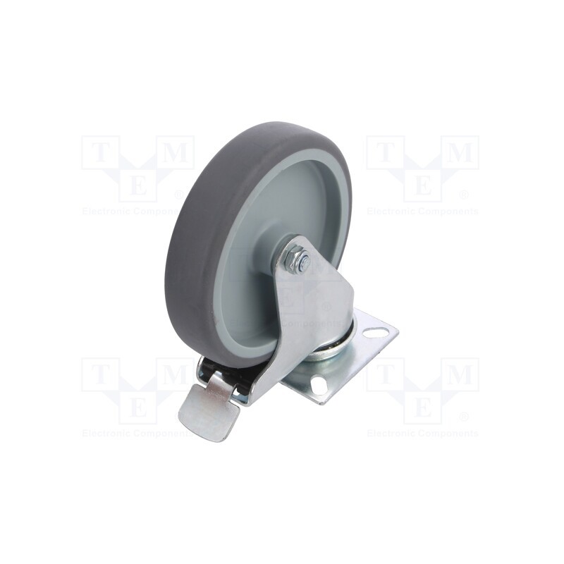 1 pcs x RADER - KPA-TPA 125S-HC - Transport wheel, Ø: 125mm, W: 27mm, H: 157mm, torsional with lock