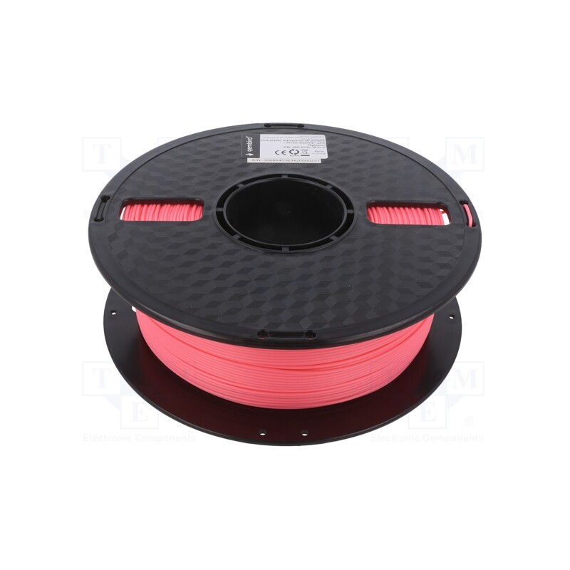 1 rol x GEMBIRD - 3DP-PLA1.75-01-P - Filament: PLA, 1.75mm, pink, 190÷220°C, 1kg