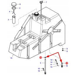 La323571750 O-ring of the fuel system
