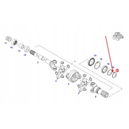 X530006346000 outer ring seger 58 x 2 m