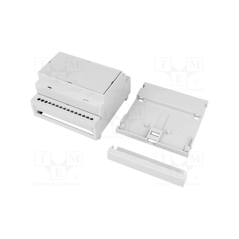 1 pcs x ITALTRONIC - 5MH53/5 - Enclosure: for DIN rail mounting, Y: 90mm, X: 89mm, Z: 53mm, PPO