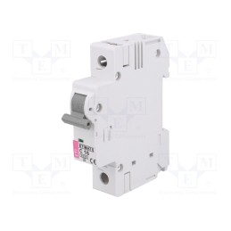 1 pcs x ETI POLAM - ETIMAT 6 1P C16 - Circuit breaker, 230/400VAC, Inom: 16A, Poles: 1, Charact: C, 6kA