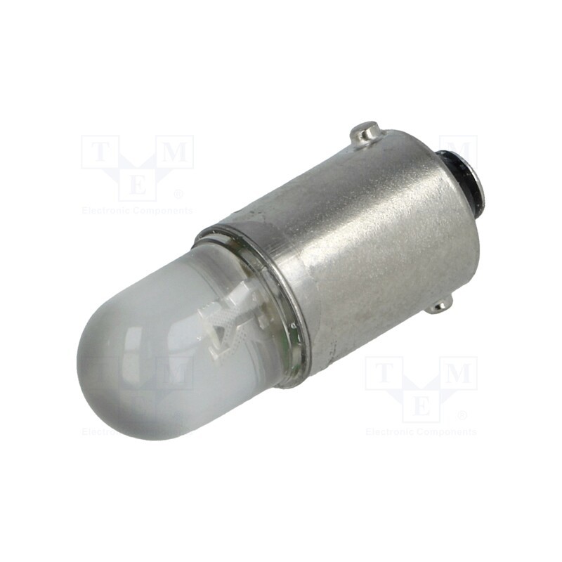 1 pcs x POLAM-ELTA - LW-BA9S-24AC/DC - LED lamp, white, BA9S, 24VDC, 24VAC