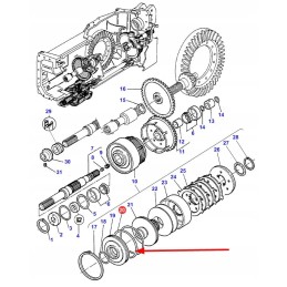 3384524m1 front drive clutch O-ring