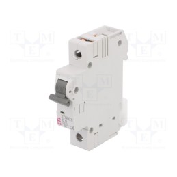 1 pcs x ETI POLAM - ETIMAT 6 1P C6 - Circuit breaker, 230/400VAC, Inom: 6A, Poles: 1, Charact: C, 6kA