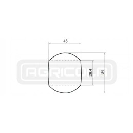 Magazine 2x lower suspension ball 3 2 64x28