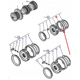 3385882m1 synchronizer ring