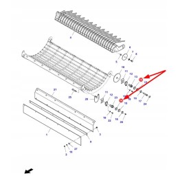 La355538610 washer 30 5 x 46 x 1