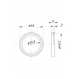 Intake valve seat c 360 sold in lots of 10