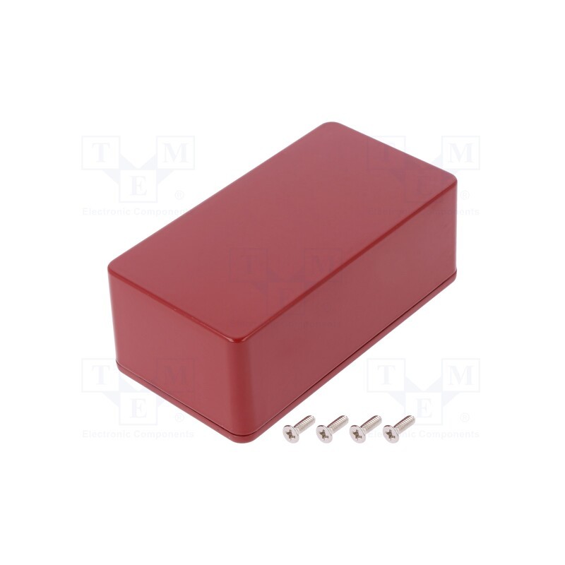 1 pcs x HAMMOND - 1590BSRD - Enclosure: multipurpose, X: 60mm, Y: 112mm, Z: 42mm, 1590, aluminium