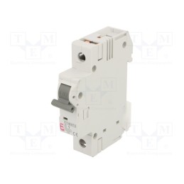 1 pcs x ETI POLAM - ETIMAT 6 1P C1 - Circuit breaker, 230/400VAC, Inom: 1A, Poles: 1, Charact: C, 6kA
