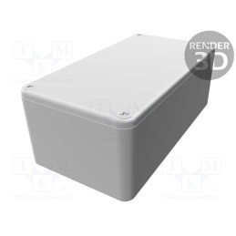 1 pcs x HAMMOND - 1590BSOR - Enclosure: multipurpose, X: 60mm, Y: 112mm, Z: 42mm, 1590, aluminium