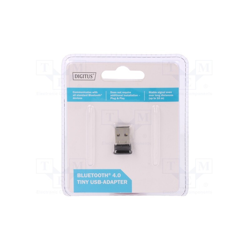 1 pcs x DIGITUS - DN-30210-1 - BT adapter, Bluetooth 3.0 EDR,Bluetooth 4.0 EDR,USB 2.0, 10m