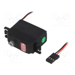 1 pcs x K-POWER - M0260 - Motor: servo, 4.8÷6VDC, mini, analogue, 35.5x15x29mm, metal