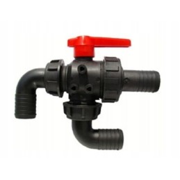 3-way ball valve, diameter 25, with 25-piece screws