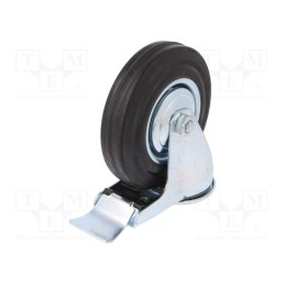 1 pcs x RADER - CKJS-SG 125W-HC - Transport wheel, Ø: 125mm, W: 25mm, H: 152mm, 100kg, rubber, CSG