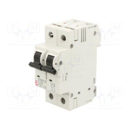 1 pcs x ETI POLAM - ETIMAT 10 2P C25 - Circuit breaker, 230/400VAC, Inom: 25A, Poles: 2, Charact: C, 10kA