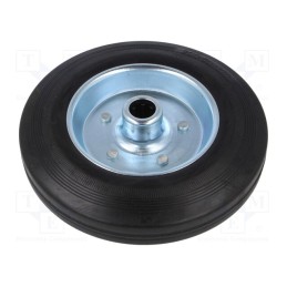 1 pcs x RADER - CSG 200/20W - Transport wheel, Ø: 200mm, W: 27mm, 230kg, rubber, CSG, -20÷60°C