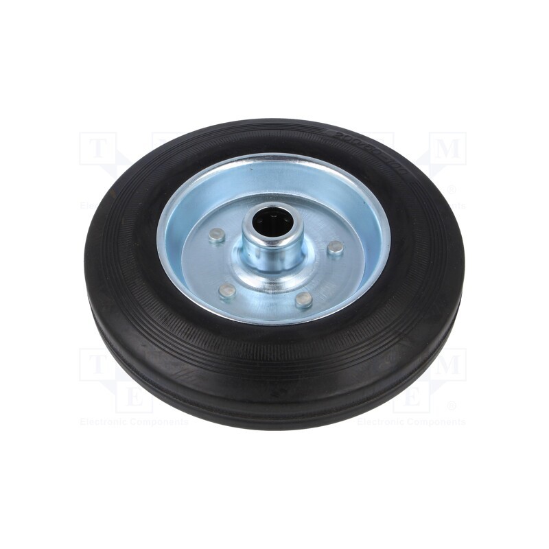1 pcs x RADER - CSG 200/20W - Transport wheel, Ø: 200mm, W: 27mm, 230kg, rubber, CSG, -20÷60°C