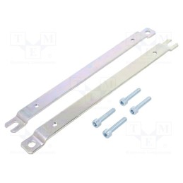 1 set x RITTAL - 9121230 - Mounting coupler, steel sheet, for enclosures,GA, Plating: zinc