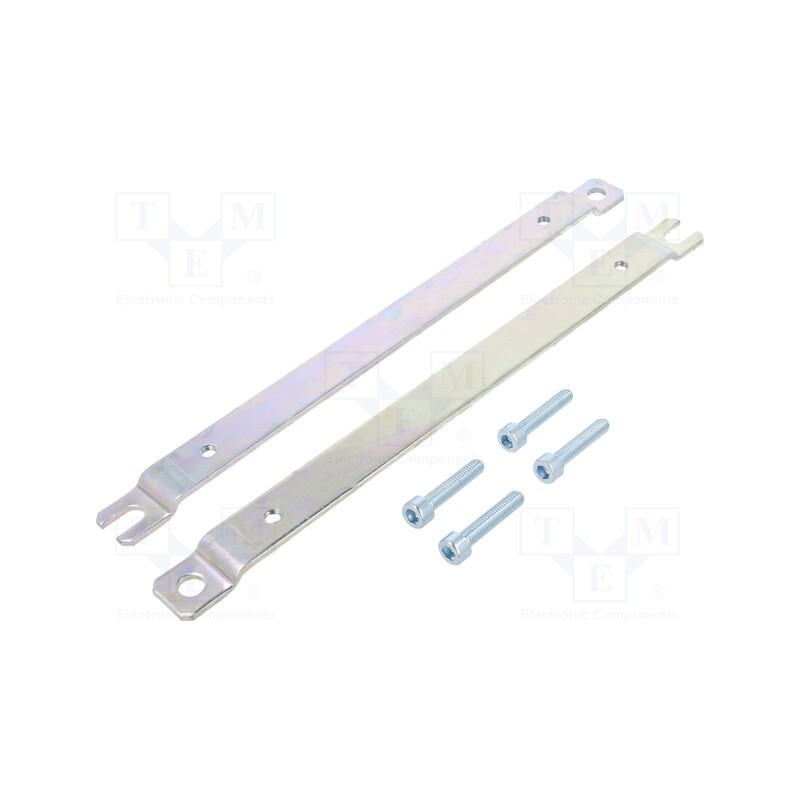 1 set x RITTAL - 9121230 - Mounting coupler, steel sheet, for enclosures,GA, Plating: zinc