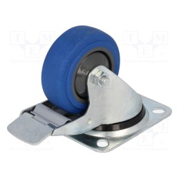 1 pcs x COLSON - BPPR 0801 5100 - Transport wheel, Ø: 80mm, W: 32mm, H: 105mm, torsional with lock