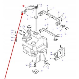 Va401686 fuel level sensor rubber cable