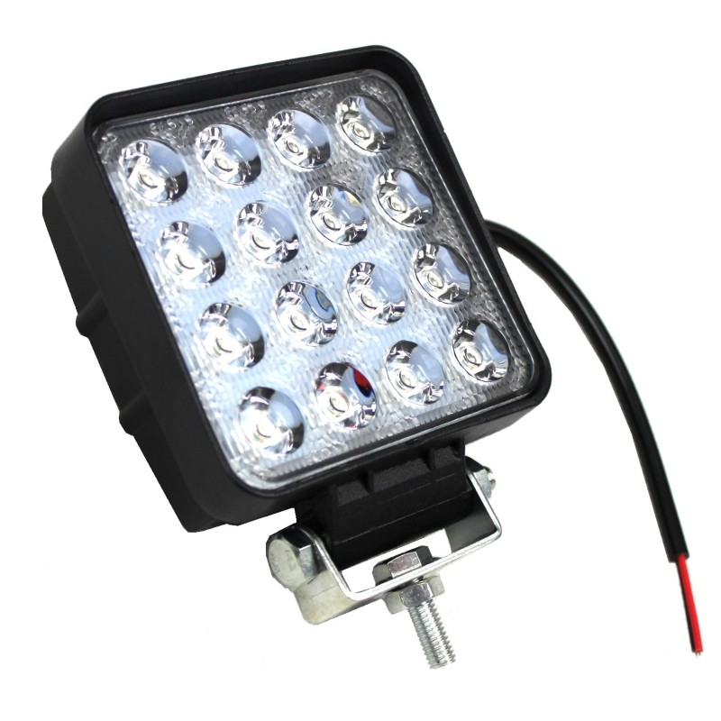 LED work lamp 16 led homol ce 12v 24v strong